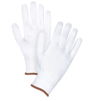 Seamless String Knit Gloves, Polyester, 10 Gauge, Large Absolute Business Supply