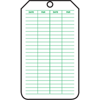 &eacute;tiquettes de s&eacute;curit&eacute; d'inspection et de contr&ocirc;le de l'&eacute;tat de l'&eacute;quipement, Papier cartonn&eacute;, 3-1/8" la x 5-7/8" h, Français Absolute Business Supply