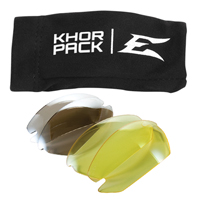 Lentilles de rechange pour les lunettes de s&eacute;curit&eacute; Khor, Antibu&eacute;e/anti-&eacute;gratignures, Transparent, Khor Absolute Business Supply