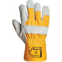 Endura&reg; Fitter Gloves, Large, Split Leather Palm, Cotton Inner Lining Absolute Business Supply