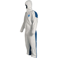 Combinaisons avec capuchon, 4T-Grand, Bleu/Blanc, Tyvek 400 D Absolute Business Supply