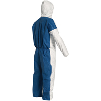 Combinaisons avec capuchon, 4T-Grand, Bleu/Blanc, Tyvek 400 D Absolute Business Supply
