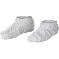 KleenGuard A40 Shoe Covers, Medium, Vinyl, White Absolute Business Supply
