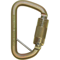Rollgliss Technical Rescue Offset D Fall Arrest Carabiner, Steel, 3600 lbs Capacity Absolute Business Supply