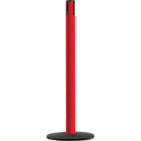 Syst&egrave;me Advance TensaBarrier - Poteau r&eacute;cepteur, Hauteur de 36", Rouge Absolute Business Supply