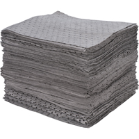 Premium Bonded Sorbent Pads, Universal, 15" x 17", 30 gal. Absorbancy Absolute Business Supply