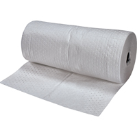 Premium Fine Fiber Sorbent Rolls, Mediumweight, 150' L x 30" W, 40 gal. Absorbancy Absolute Business Supply