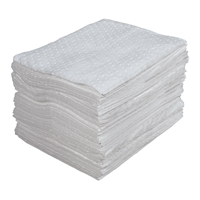 Premium Laminated (SMS) Sorbent Pads, Oil Only, 15" x 17", 30 gal. Absorbancy Absolute Business Supply