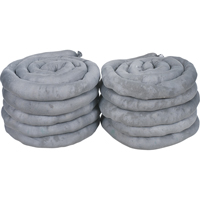 Sorbents Socks, Universal, 40 gal. Absorbancy, 3" W x 10' L, Pack of 10 Absolute Business Supply