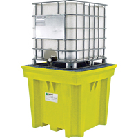 IBC Space-Saver Without Drain, 275 US gal. Spill Capacity, 57" x 57" x 48" Absolute Business Supply