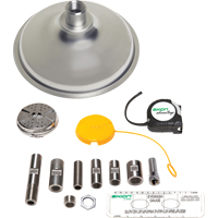Axion Advantage&reg; Shower & Eye/Face Wash Upgrade Kit with Stainless Steel Eye/Face Wash Head & Showerhead Absolute Business Supply