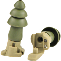 Bouchons d'oreilles BattlePlugs Impulse, Sans cordon, Paire - Boîtier en plastique, 24 dB NRR, Moyen Absolute Business Supply
