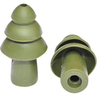 Embouts de rechange pour bouchons d'oreilles BattlePlugs, Sans cordon, Vrac - Sac en poly, 24 dB NRR, Moyen Absolute Business Supply