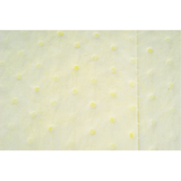 Feuilles absorbantes lamin&eacute;es (SMS) de premi&egrave;re qualit&eacute;, Mati&egrave;res dangereuses, 15" x 17", 30 gal. d'absorption Absolute Business Supply