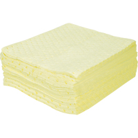 Feuilles absorbantes li&eacute;es de premi&egrave;re qualit&eacute;, Mati&egrave;res dangereuses, 15" x 17", 25 gal. d'absorption Absolute Business Supply