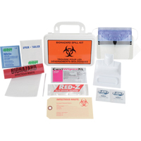 Trousse de luxe de nettoyage de d&eacute;versement, Biorisque, Mallette Absolute Business Supply