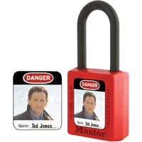 Zenex Thermoplastic Photo Padlock Identification Labels Absolute Business Supply
