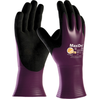 Gants ATG MaxiDry 56-426, 7/Petit, R&ecirc;vetement Nitrile, Calibre 15, Enveloppe en Nylon Absolute Business Supply