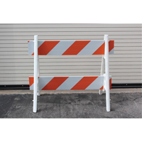 Barricades, A-Frame, 28.6" L x 40" H, Orange/White Absolute Business Supply