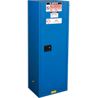 Armoires &eacute;troites doubl&eacute;es pour rangement de mati&egrave;res dangereuses Chem-Cor, 22 gal., 23,25" x 65" x 18" Absolute Business Supply