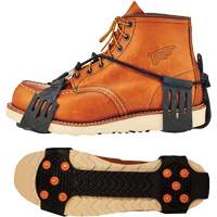 Crampons &agrave; glace ajustables TREX 6310, Acier au carbone, Traction Crampon, Moyen Absolute Business Supply