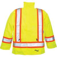 Professional&reg; Journeyman&reg; 300D Jackets, Polyester, Small, High Visibility Lime-Yellow Absolute Business Supply