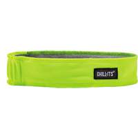 Chill-Its&reg; 6605 Cooling Headband, High Visibilty Lime-Yellow Absolute Business Supply