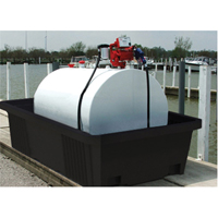 Poly-Tank&reg; Containment Unit 550 Without Drain, 113" L x 71" W x 32" H, 750 US gal. Capacity Absolute Business Supply