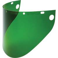 Fibre-Metal&reg; Extended View Faceshield Visor, Propionate, Green Tint Absolute Business Supply