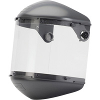 Syst&egrave;me de visi&egrave;re haute performance &agrave; double couronne 4" Fibre-Metal, Propionate, Suspension Rochet Absolute Business Supply