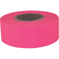 Ruban de signalisation Sub-Zero, 1,2" la x 150' lo, Rose fluorescent Absolute Business Supply