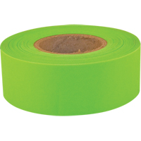 Ruban de signalisation Sub-Zero, 1,2" la x 150' lo, Lime fluorescent Absolute Business Supply