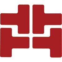 Floor Corner Marks, T, 5" L x 2" W, Red, Polyester Absolute Business Supply
