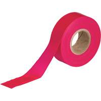 Flagging Tape, 1.188" W x 150' L, Fluorescent Red Absolute Business Supply