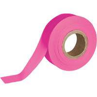 Flagging Tape, 1.188" W x 150' L, Fluorescent Pink Absolute Business Supply