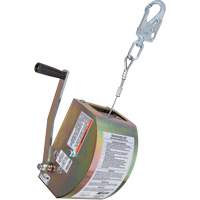 Self-Retracting Lifelines with Retrieval Winches