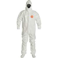 Combinaison &agrave; capuchon, Tychem 4000, 2T-Grand, Blanc Absolute Business Supply