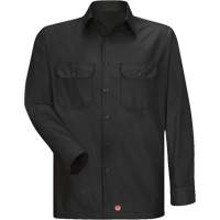 Long Sleeve Ripstop Shirt, Men's, 3X-Large, Black Absolute Business Supply