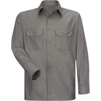 Long Sleeve Ripstop Shirt, Men's, 3X-Large, Grey Absolute Business Supply