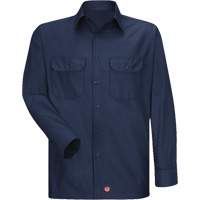 Long Sleeve Ripstop Shirt, Men's, 3X-Large, Navy Blue Absolute Business Supply