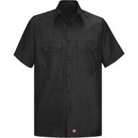 Short Sleeve Ripstop Shirt, Men's, 3X-Large, Black Absolute Business Supply