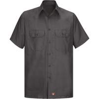 Short Sleeve Ripstop Shirt, Men's, 3X-Large, Charcoal Absolute Business Supply