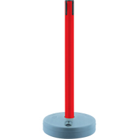 Tensabarrier ext&eacute;rieur - poteaux r&eacute;cepteurs, Hauteur de 37", Rouge Absolute Business Supply