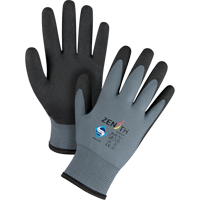 Gants enduits de premi&egrave;re qualit&eacute; ZX-30°, 11/2T-Grand, R&ecirc;vetement PVC, Calibre 15, Enveloppe en Nylon Absolute Business Supply