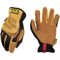 Gants Fastfit, Petit, Paume en Cuir fleur, Poignet &eacute;lastique Absolute Business Supply