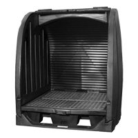 Spill Containment Sheds Without Drain, 65" L x 58" W x 69" H, 2000 lbs. Load Capacity Absolute Business Supply