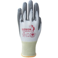 Gants r&eacute;sistants &agrave; la coupe PowerFit Lebon, Taille T-petit/6, Calibre 13, Rev&ecirc;tement Polyur&eacute;thane, Enveloppe en Poly&eacute;thyl&egrave;ne, ASTM ANSI niveau A2/EN 388 niveau B Absolute Business Supply