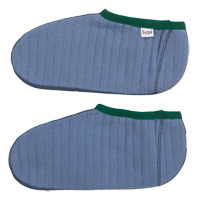 Rubber Boot Socks, Men's, X-Large, Blue/Green, Cotton/Fleece Absolute Business Supply