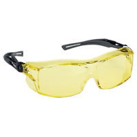 Dynamic OTG Extra Series Safety Glasses, Amber Lens, Anti-Fog/Anti-Scratch, ANSI Z87+/Meets/Exceeds CSA Z94.3 Absolute Business Supply
