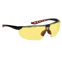 Dynamic Falcon Series Safety Glasses, Amber Lens, Anti-Fog, ANSI Z87+/Meets/Exceeds CSA Z94.3 Absolute Business Supply